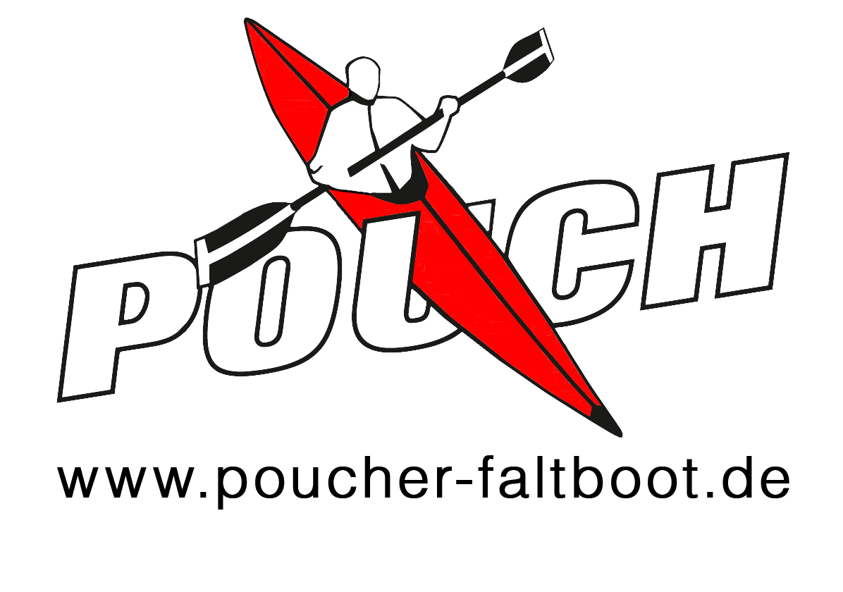Logo Poucher Faltboote mit Homepage